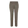 Pantalón a cuadros con corte recto tobillero